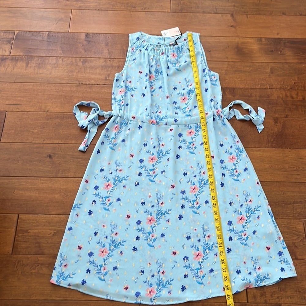 Juicy Couture Sky Blue Floral Dress Size:M - Picture 6 of 12